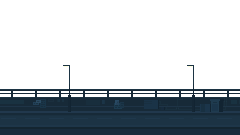 Pixel art close road